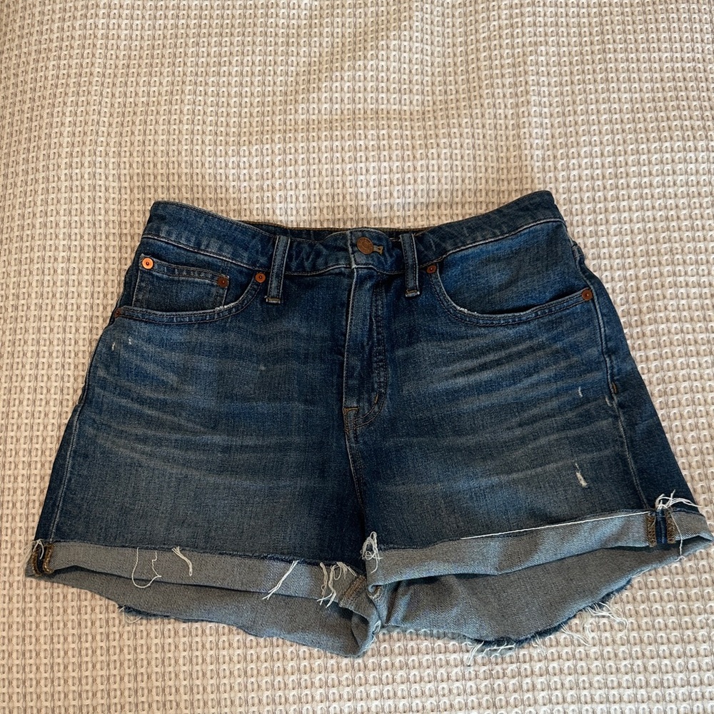 Madewell Curvy Hi-Rise Denim Shorts